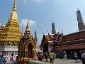 Bangkok Wat Phrae Kaeo P0639 Chedi hexagonal et Hor Kanthararasdr